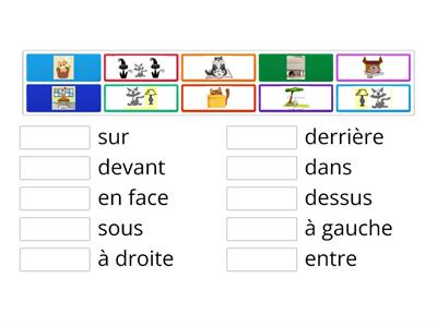 Les prépositions de lieu