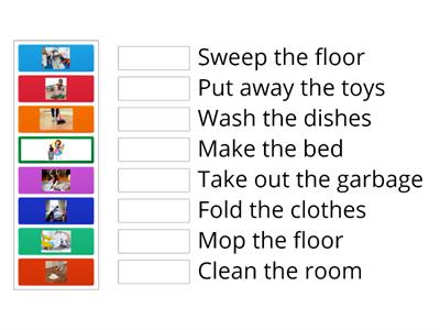 Chores around the house- kids A1