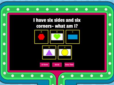 Quiz Show 2D Shapes