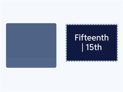 Oridnal Numbers | Numeros Ordinales 11th-20th