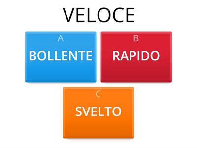 INVALSI PROVA 1_SINONIMI E CONTRARI