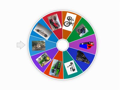 spin the wheel with land transport