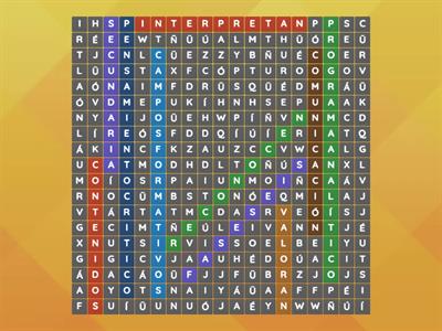 Sopa de letras Secundaria