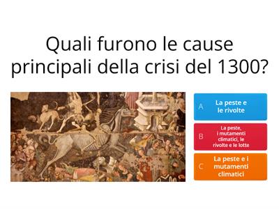 Quiz "La crisi del 1300"