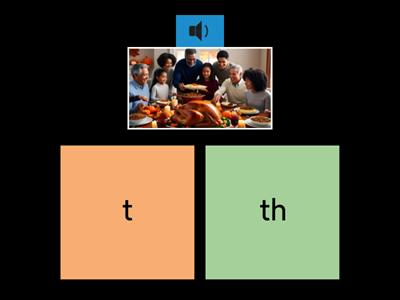 Phonics - t or th