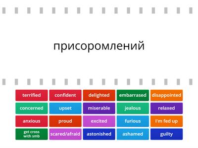 Feelings - Cambridge vocab for FCE