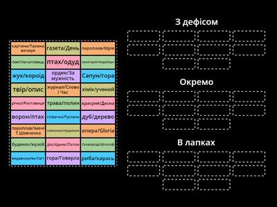 Написання прикладки (11 кл) 