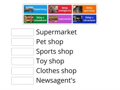 Types of shops