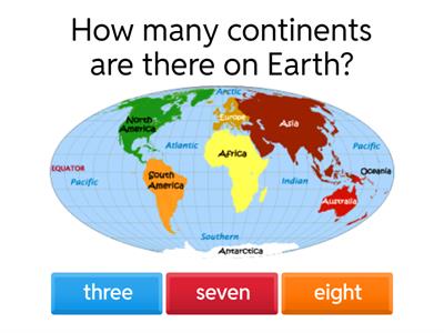 Seven continents questions 7