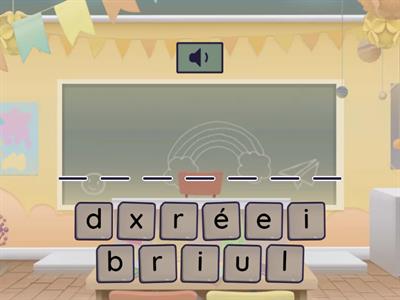 Jobs: unjumble the words