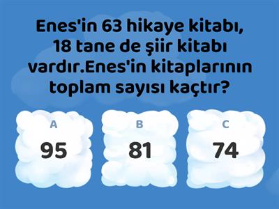 Toplama İşlemi Gerektiren Problemler