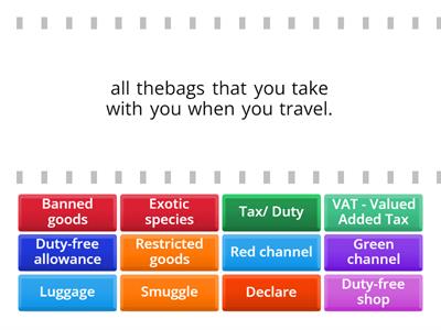 Going through Customs