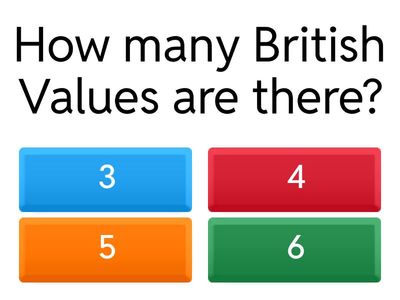  British Values, Prevent and Safeguarding Quiz