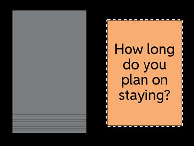 Going through immigration