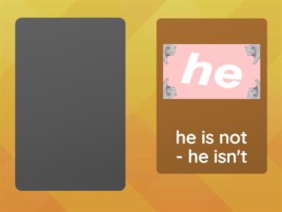 to be short forms (negative)