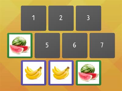 MEMORY GAME  - FRUIT