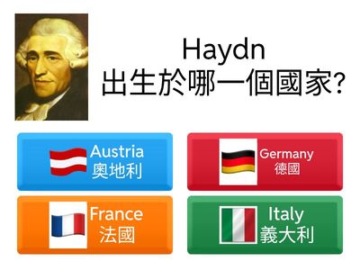 古典音樂作曲家-海頓