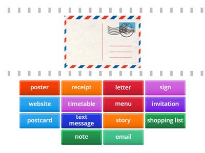 Text types -  E1 ESOL
