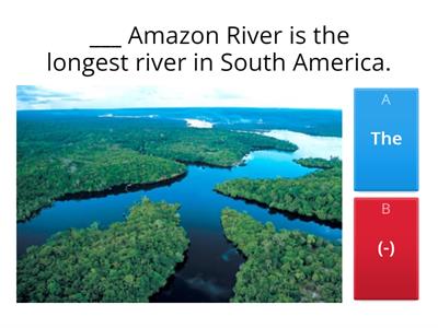 Articles (Definite and no article)