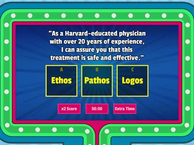 Ethos, Pathos, & Logos Review 24-25