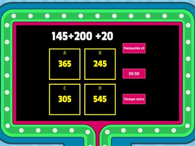 JUGANDO CON LAS SUMAS