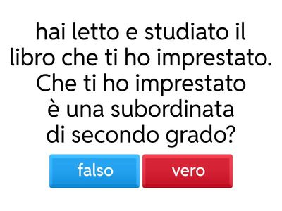 quizzone implicite esplicite