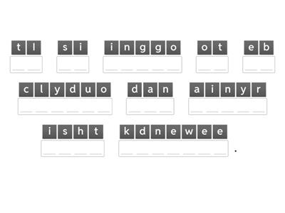 FUTURE MAY-WILL-GOING TO