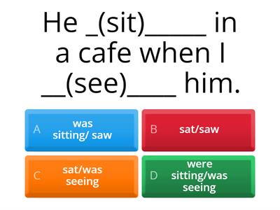 Past Simple/Past Continuous