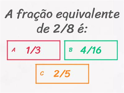 Quiz de fração