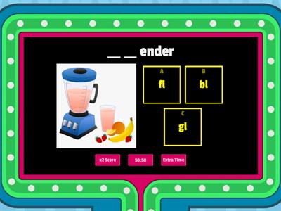 Consonant Blends (L and R Blends)