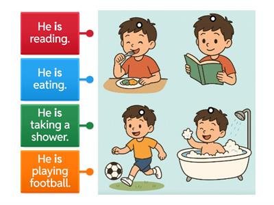 Present Continuous - Routine Activities