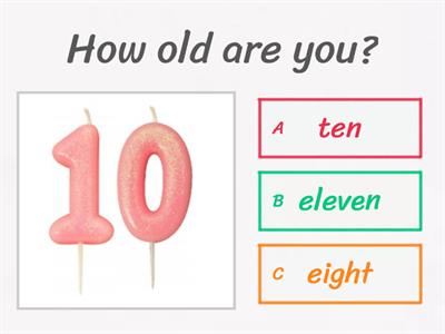 How old are you?