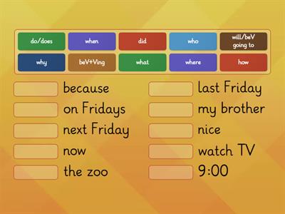 B4 U4 5W1H +Tense matching