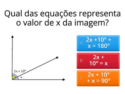 Ângulos complementares, suplementares e opostos pelo vértice