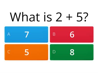 Practicing Addition to 10 (first grade)