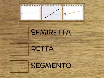 RETTA, SEMMIRETTA E SEGMENTO