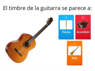 Cualidades del sonido: Timbre 