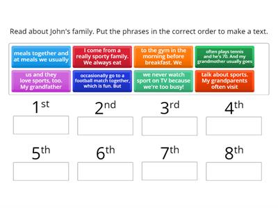 ESOL E3 John's family