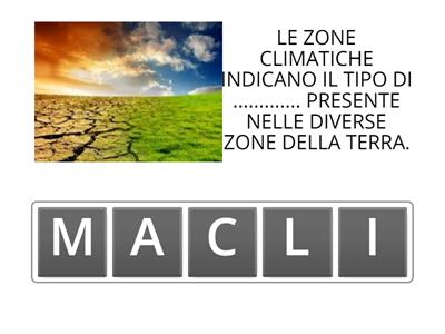 LE ZONE CLIMATICHE