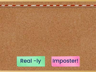 IEW -ly Adverbs and Imposters