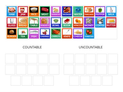 UNCOUNTABLE AND COUNTABLE NOUNS -2
