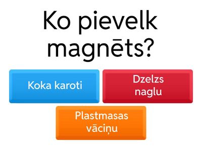 Ko pievelk magnēts?