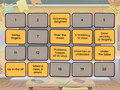 Idiomatic expressions