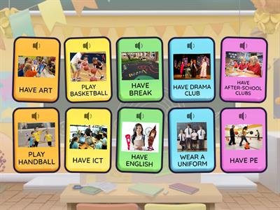 School Vocabulary OU5 U1