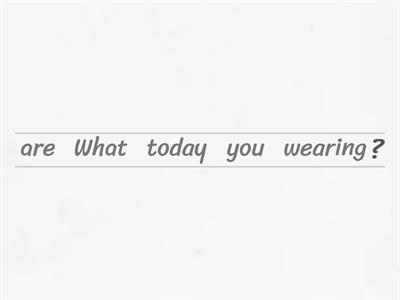 AS1 U8 What are you wearing today? Dialogue