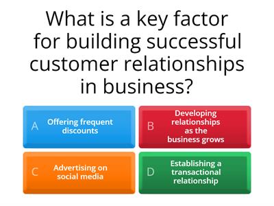 MCM - Professionalism and Customer Standards Quiz