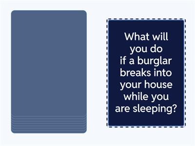 First Conditional Questions