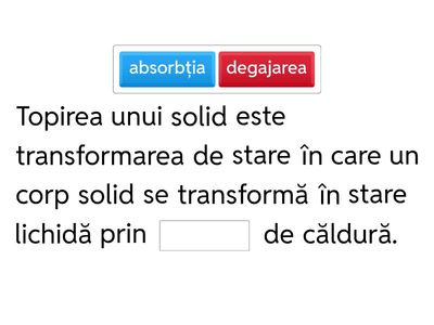 Transformări de stare de agregare