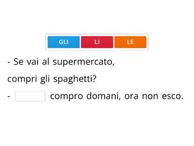 A2 - pronomi diretti e indiretti