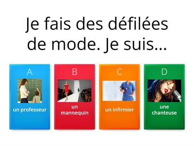 Les métiers et les professions